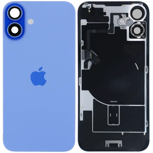 iPhone 16 Plus back glass with MagSafe – Blue (HQ)