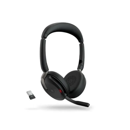 Jabra Evolve2 65 Flex MS Stereo Wireless Headset with Link 380a Adapter