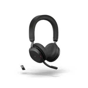 Jabra Evolve2 75 MS Stereo Wireless Headset with Link 380a Adapter