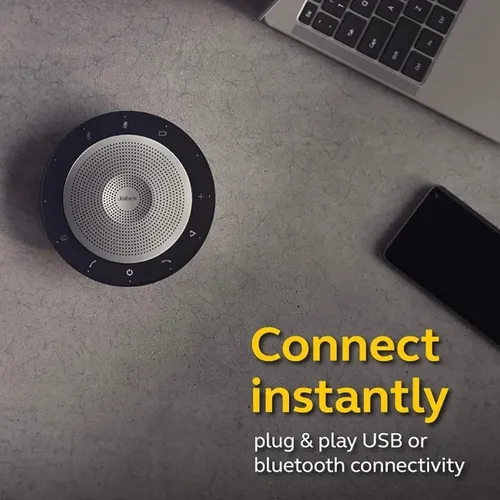 Jabra Speak 750 UC USB Wireless Bluetooth Speakerphone with Link 370 USB Adapter
