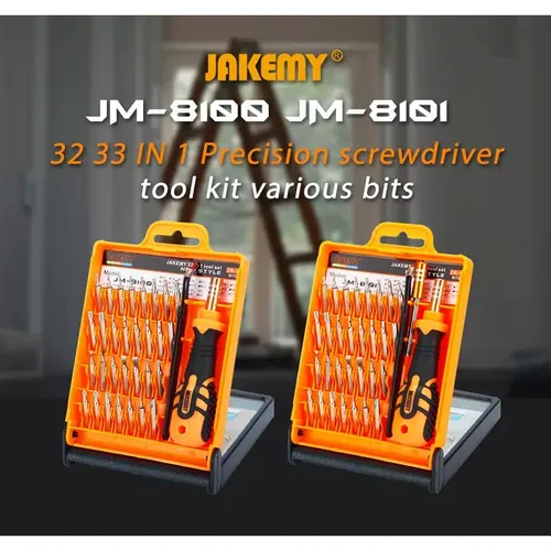 Jakemy JM-8101 33 in 1 Precision Magnetic Screwdriver Tool Kit