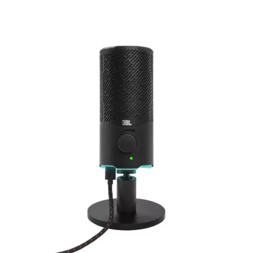 JBL Harman Quantum Stream Dual Pattern Premium USB Microphone – Black