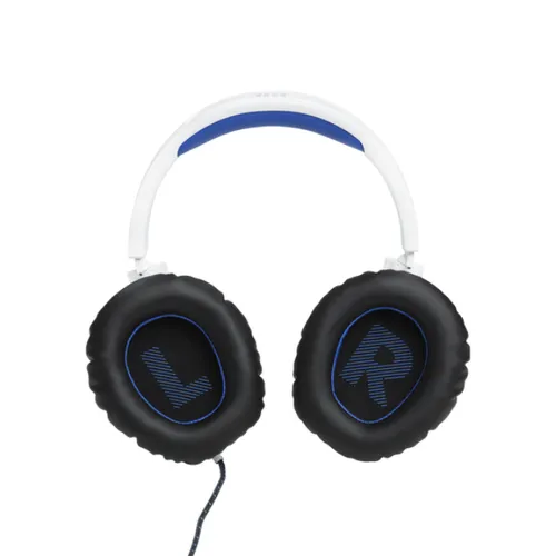 JBL Quantum 100P Console Gaming Headset - White Blue