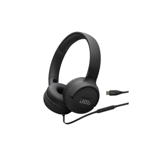 JBL Tune 520C Wired On-Ear USB-C Headphones with Hi-Res Audio Support