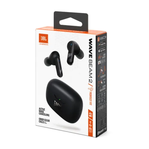 JBL Wave Beam 2 Black Earbuds