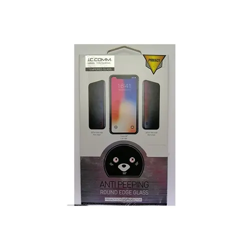 JC COMM Privacy Anti Peeping Full Curve Glass for iPhone 12 Pro Max