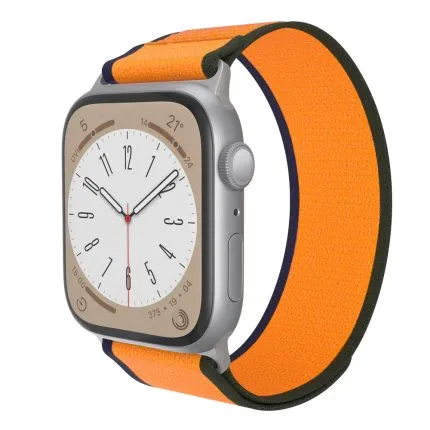 JCPal FlexLoop Apple Watch Band – Orange Green