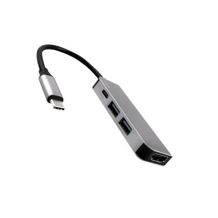 JCPal Linx USB-C (PD) to HDMI Adapter with 2 USB Ports and Charging