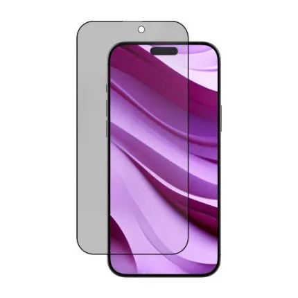JCPal Preserver Privacy  Glass Screen Protector for iPhone 15