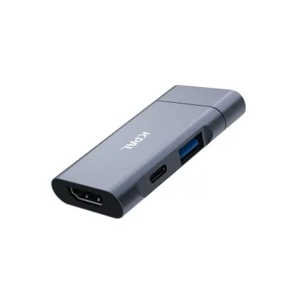 JCPal USB-C 3-in-1 Travel Hub