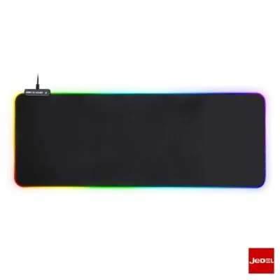 Jedel MP-02 RGB Gaming Mouse Pad – Black (80×40 CM)