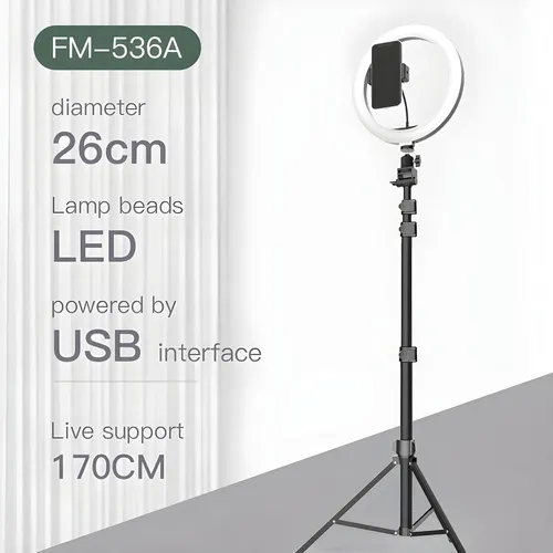 JMARY FM-536A 10 Inch Ring Light Kit