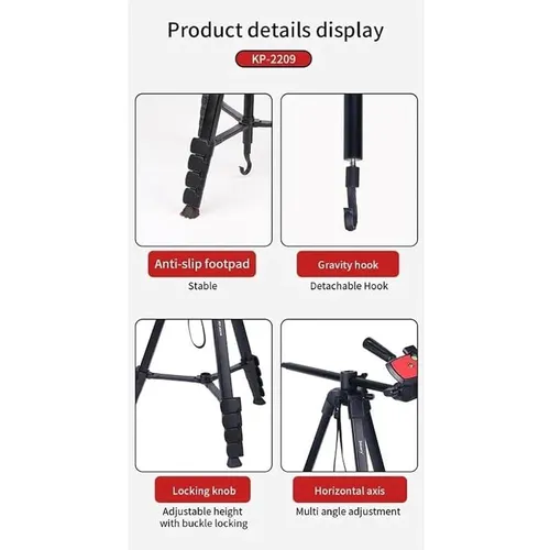 JMARY KP-2209 Professional Tripod