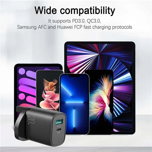 Joyroom Dual-Port Fast Charger L-QP2011 20W PD + QC3.0