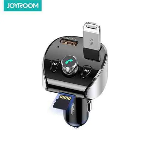Joyroom JR-CL02 USB 3.0 Fast Car Charger With FM Transmitter