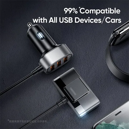 Joyroom JR-CL03 6.2A Multi 5 Ports USB Smart Car Charger
