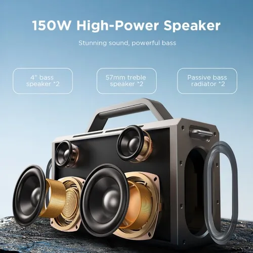 JOYROOM JR-MW03 Dual Mic Wireless Speaker 150W