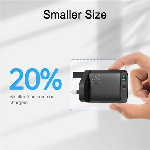 Joyroom L-QP2011 20W PD + QC3.0 Dual Port Travel Adapter