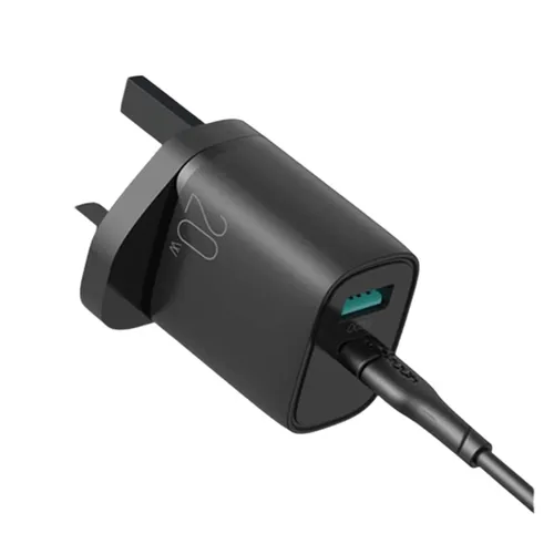 Joyroom L-QP2011 20W PD + QC3.0 Dual Port Travel Adapter with Type-C to Lightning Cable