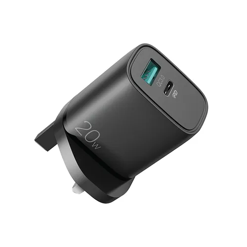 Joyroom L-QP205 20W PD + QC3.0 Dual Port Travel Adapter