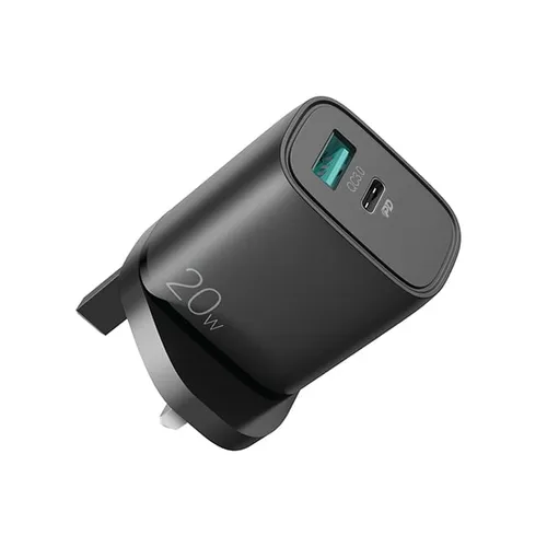 Joyroom L-QP205 20W PD + QC3.0 Dual Port Travel Adapter