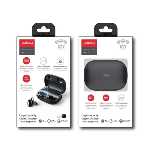 JOYROOM Large Capacity Digital Display TWS Earphone JR-TL2