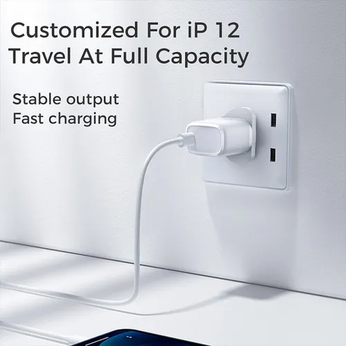 Joyroom NRT-DY139U 20W PD USB Type-C Fast Charging Travel Charger