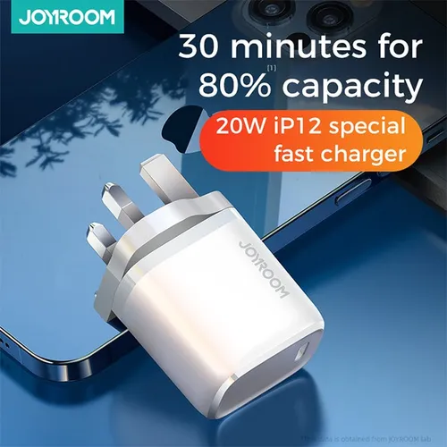 Joyroom NRT-DY139U 20W PD USB Type-C Fast Charging Travel Charger