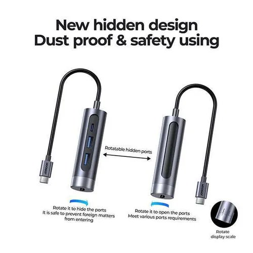 Joyroom S-H113 4-in-1 Concealed Docking Station