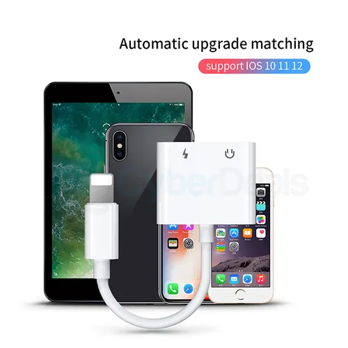 Joyroom S-Y104 Lightning Audio & Charging Adapter