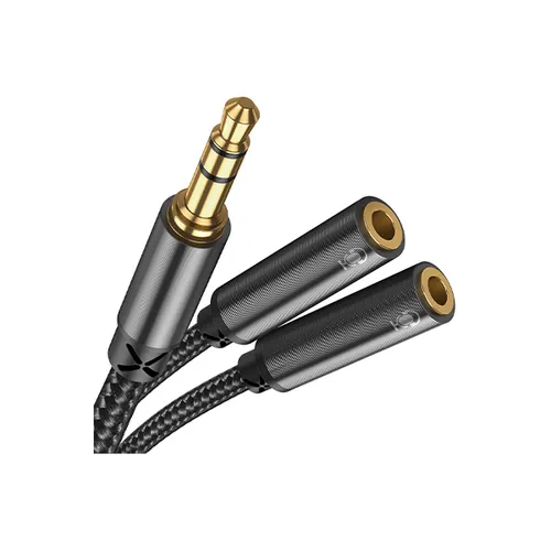 JOYROOM SY-A04 Headphone Male to 2 Female Y-Splitter Audio Cable