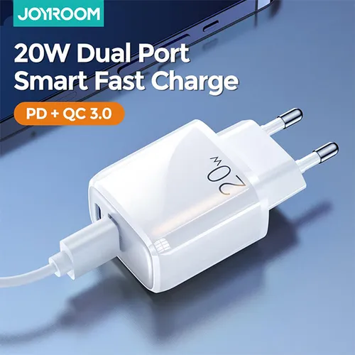 Joyroom ZQ-LG3028E3 20W PD + QC3.0 Dual Port Charger