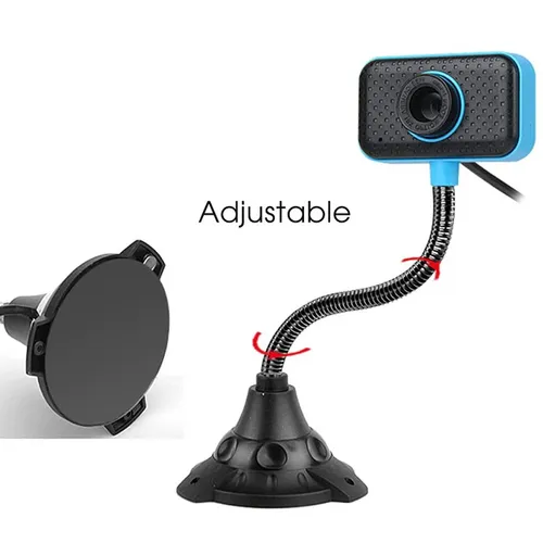 Kebidu Blue Matte HD Webcam with Microphone