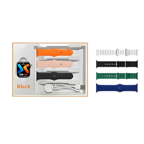 Keqiwear KW30 Max 7 in 1 Series 10 Smartwatch With 7 Straps