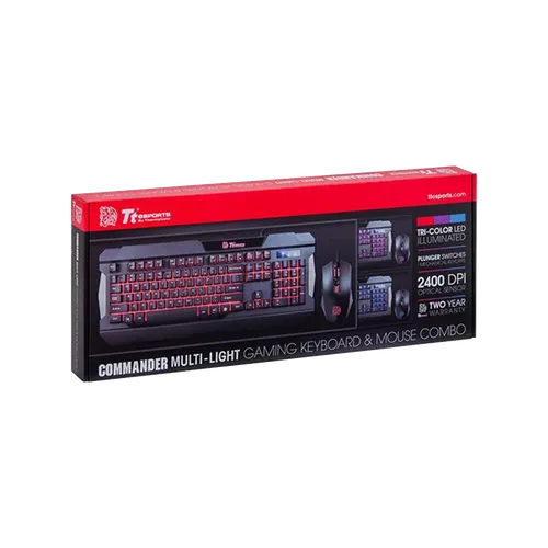 KEYBOARD - THERMALTAKE COMMANDER COMBO (KB-CCM-PLBLUS-01)(1y)