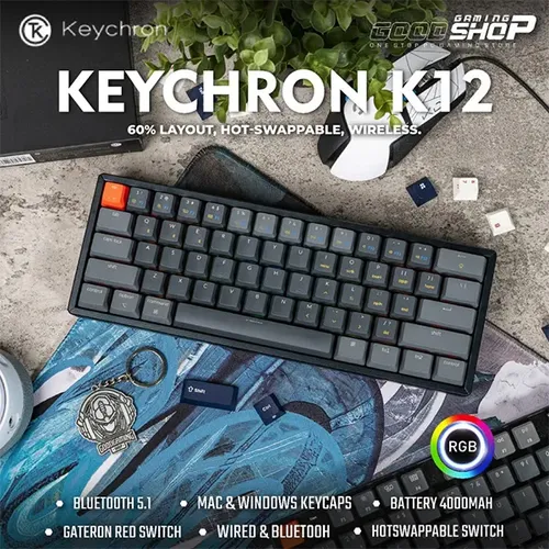 Keychron K12 Wireless Mechanical Keyboard
