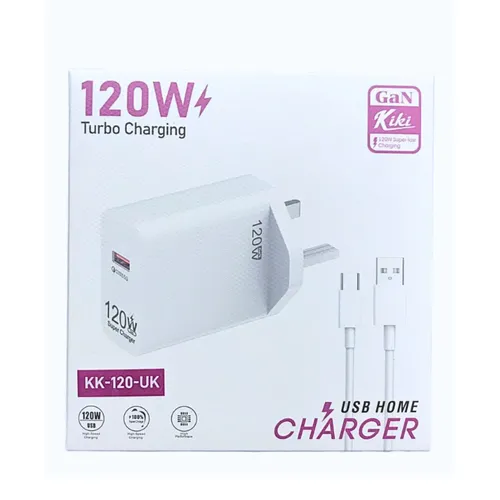 Kiki KK-120-UK 120W Gan Type C Charger
