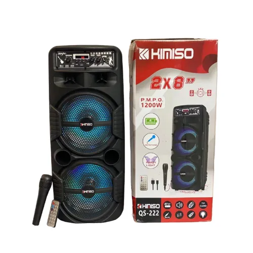 Kimiso QS-222 Multi-Function Double 8inch Outdoor Wireless Speaker