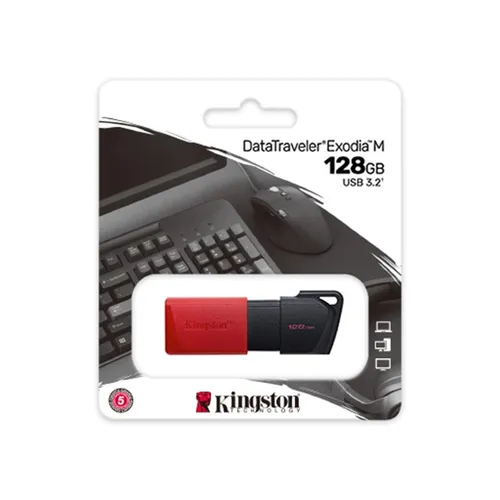 Kingston DataTraveler Exodia M 128GB USB 3.2 Flash Drive