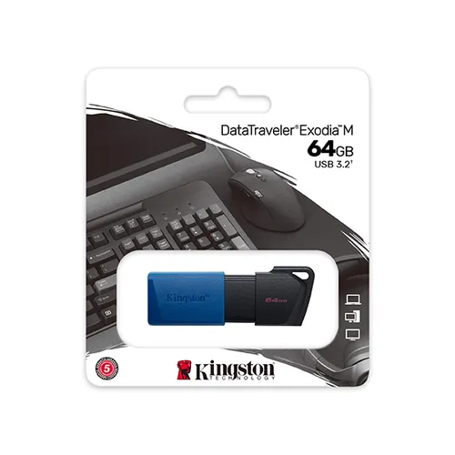 Kingston DataTraveler Exodia M 64GB USB 3.2 Flash Drive