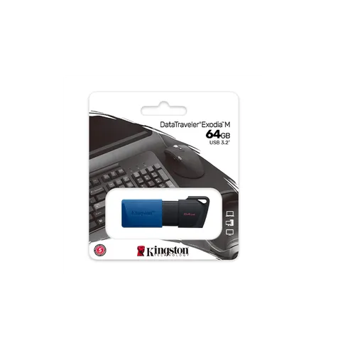 KINGSTON EXODIA 64GB USB3.2 FLASH DRIVE (5y)