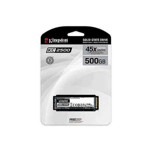 Kingston KC2500 M.2 500GB PCIe NVMe Internal SSD