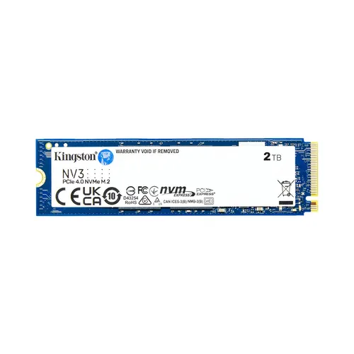 Kingston NV3 2TB PCIE 4.0 NVME M.2 SSD