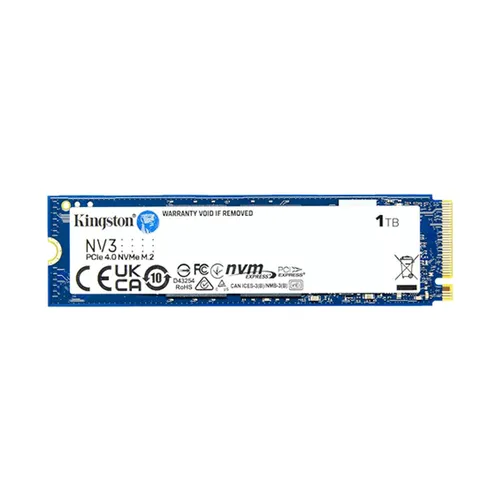 Kingston NV3 NVMe 1TB PCIe Gen 4.0 SSD