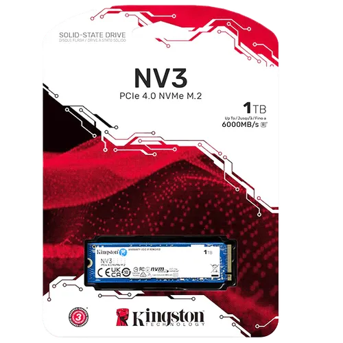 KINGSTON NV3 NVMe PCIe Gen 4.0 1TB