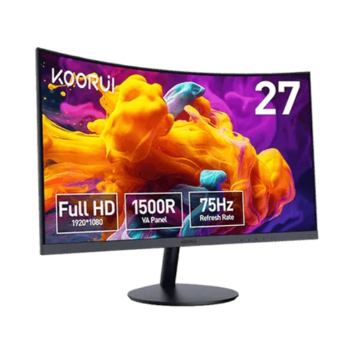 KOORUI 27" 27N5CA Curved VA Monitor 75HZ