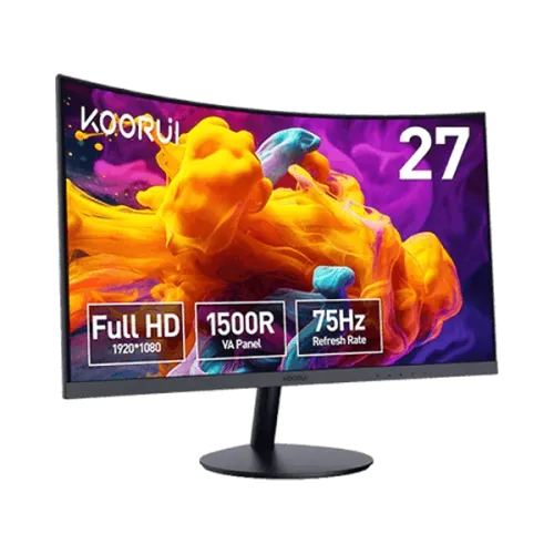KOORUI 27" 27N5CA Curved VA Monitor 75HZ