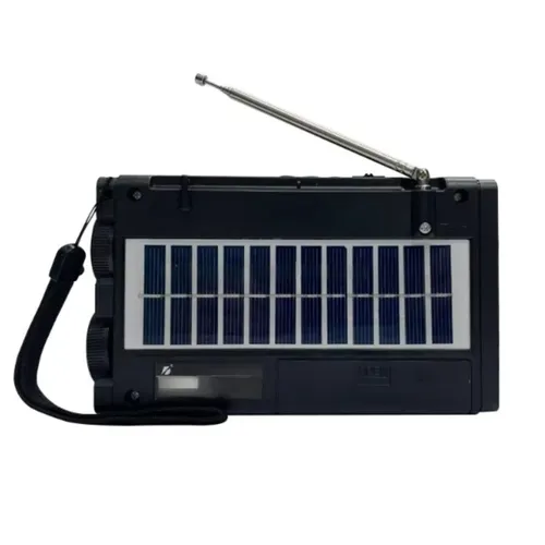 KTF-1490 Bluetooth Speaker Radio With Torch Light And Solar Energy