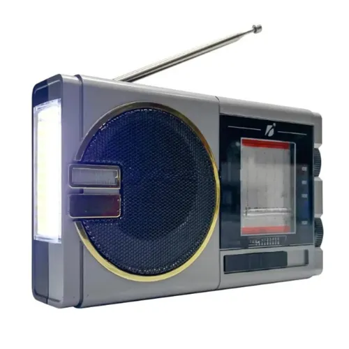 KTF-1490 Bluetooth Speaker Radio With Torch Light And Solar Energy
