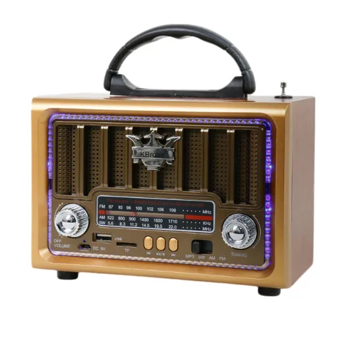 KTF-2016 Full Band Retro Radio Portable Bluetooth Speaker